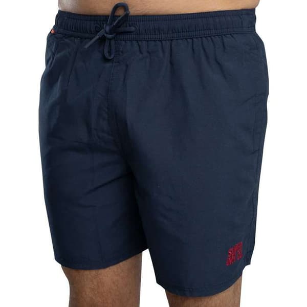 Superdry Herr Essential 16 Badbyxor Blå Syntetisk