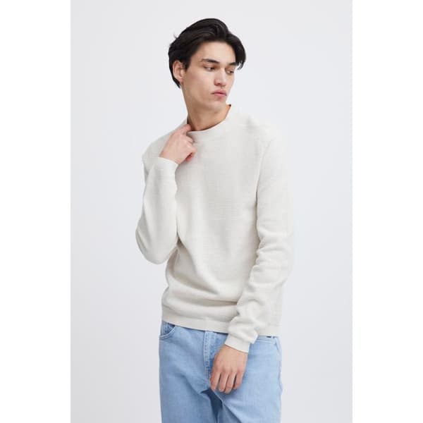 Pull med ribbad krage Casual Friday Karl