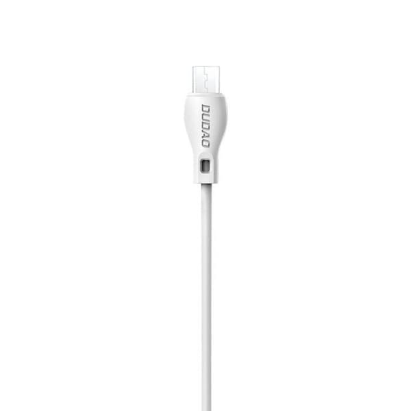 USB-kabel - micro USB 2,4 A 2 m vit