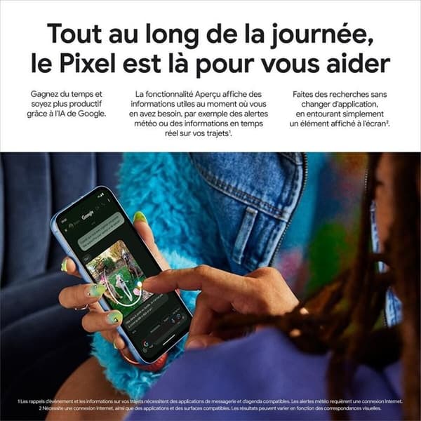 Smartphone - GOOGLE - Pixel 8a - 5G - Dubbel Sim - 128Go - Bay Bleu
