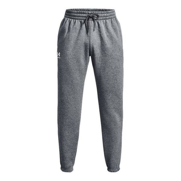 Träningsbyxor - Under Armour - Essential Fleece Jogger - Grå - Elastisk midja - Andningsbar