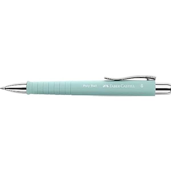 Kulpenna - FABER-CASTELL - Poly Ball XB - Karibblå - Ergonomisk - Påfyllningsbar