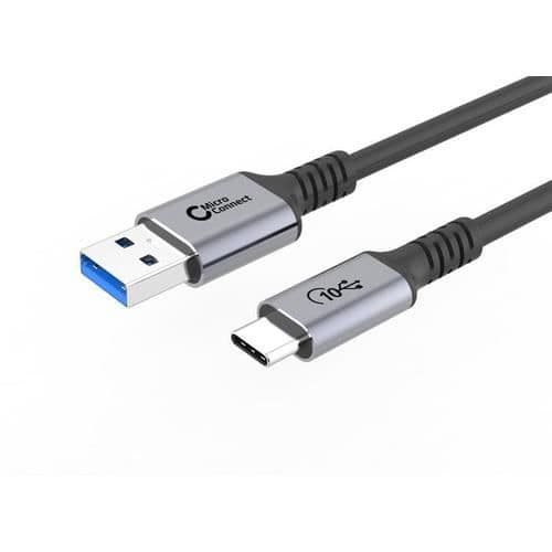 USB-kabel - MICRO CONNECT - USB3.2 Gen 2 - 1,5m - USB C till USB A - 10000 Mbit/s