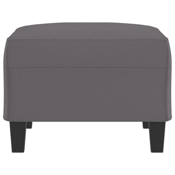 Repose pied Grå 70x55x41 cm Similicuir
