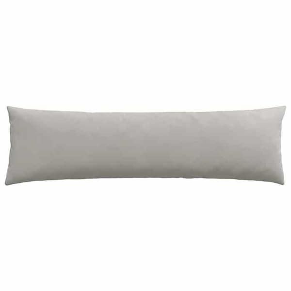 Coussin Vidaxl Soffkuddar 2 st Ljusgrå 145 x 40 cm tyg