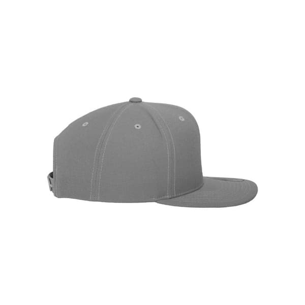 Snapback Cap - Flexfit - Classic 6-Panel - Silver - Grå - One Size