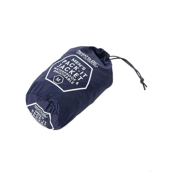 Utejacka - Regatta - Pack It Jacket - Vattentät - Andningsbar - Mörkblå