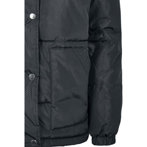Oversized hooded jacka Urban Classics - svart - dam - 100% polyester
