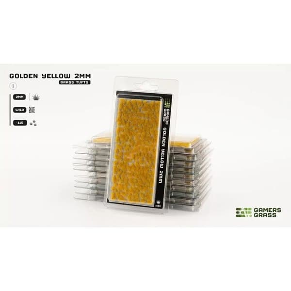 Gamers Grass Guldgult (2 mm)