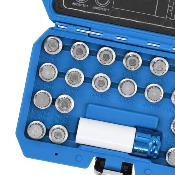 vidaXL Rim Lock Socket Set 23 st för VAG