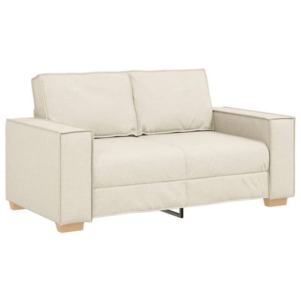 Soffa för 2 personer i linne 120 cm