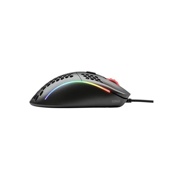 Gamingmus - Glorious - Modell D - Trådad - 12000 dpi - 6 knappar - Matt svart