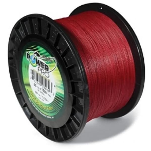 Braid PowerPro 275 m - röd - 0,43 mm