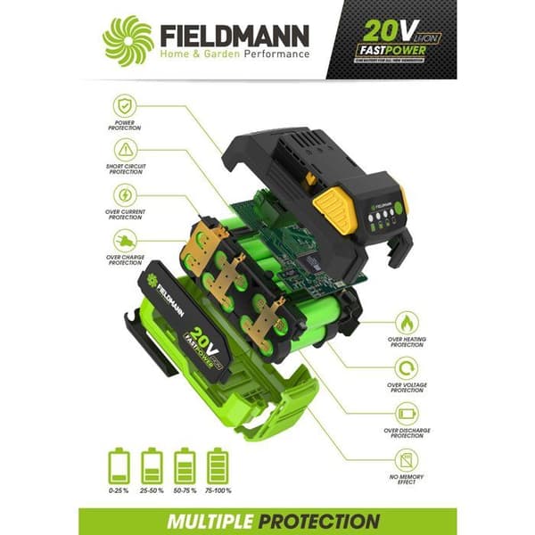 Batteri - FIELDMANN - 20V - 2Ah