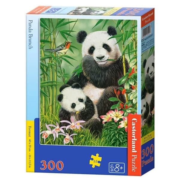 Pussel 300 bitar: Panda Brunch