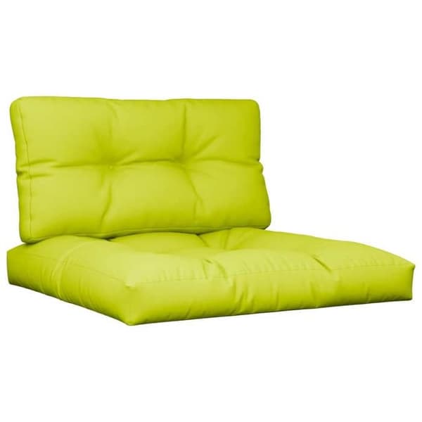 vidaXL Pallkuddar 2 st Bright Green Tyg 360700
