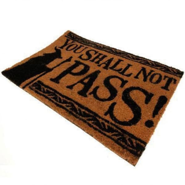 Doormat - Pyramid International - Du ska inte passera - 40 x 60 cm - Svart - Rektangulär