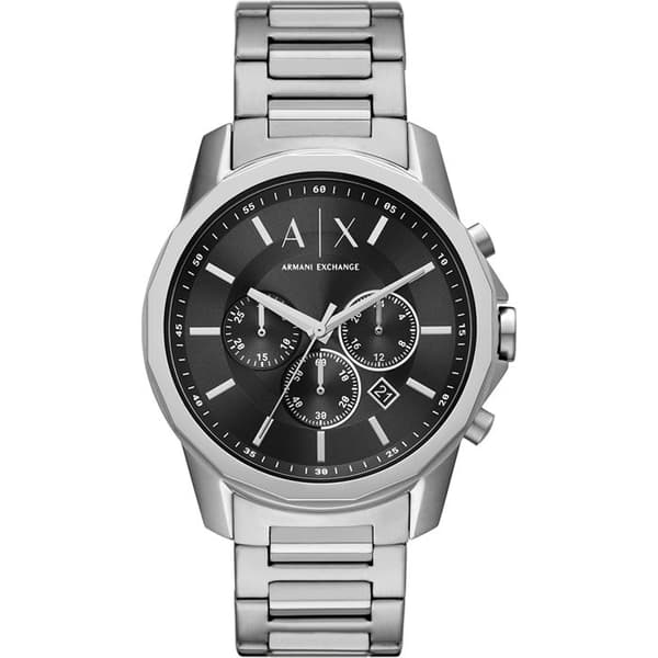 Armani Exchange Quartz Chronograph Herrklocka i rostfritt stål Silver AX1720