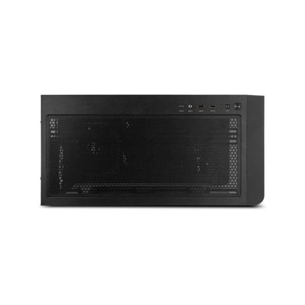 PC-låda NOX Hummer ETHER Semitorre Gaming Kurvad ATX USB-C Svart
