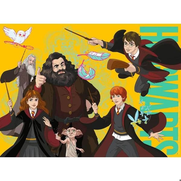 Pussel 100 bitar XXL: Harry Potter och andra trollkarlar