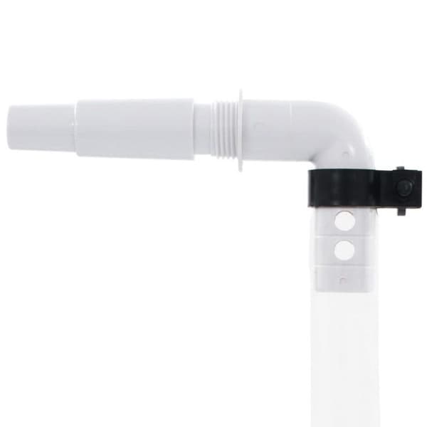 Grekisk poolfontän - VIDAXL - Vit - Justerbar höjd - Polypropen