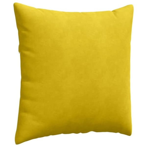 vidaXL Soffkuddar 2 st Gul 60 x 60 cm 42014021