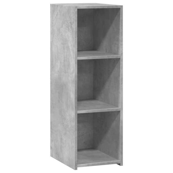 vidaXL Buffé grå betong 30x41x93 cm engineeringträ 846344