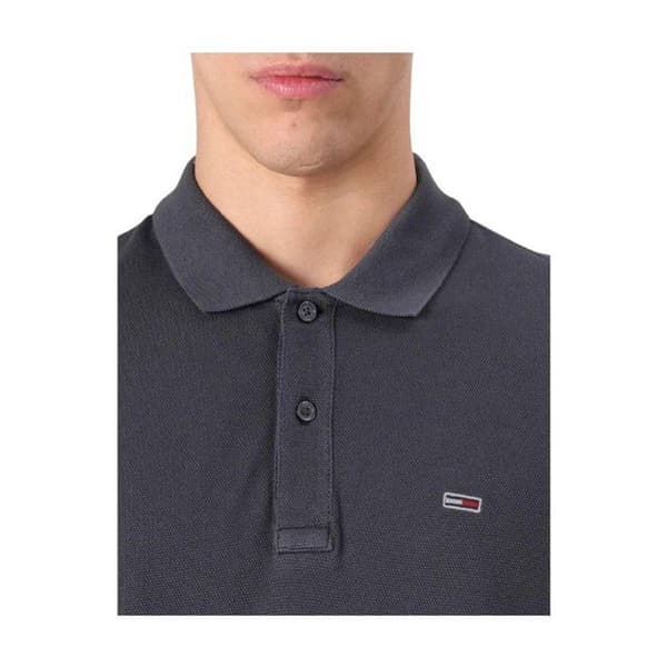 Polo MC bomull logotyp - Tommy Jeans.