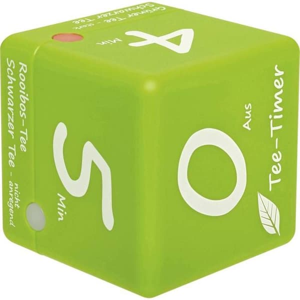TFA Dostmann Tee-Timer Cube Timer digital grön