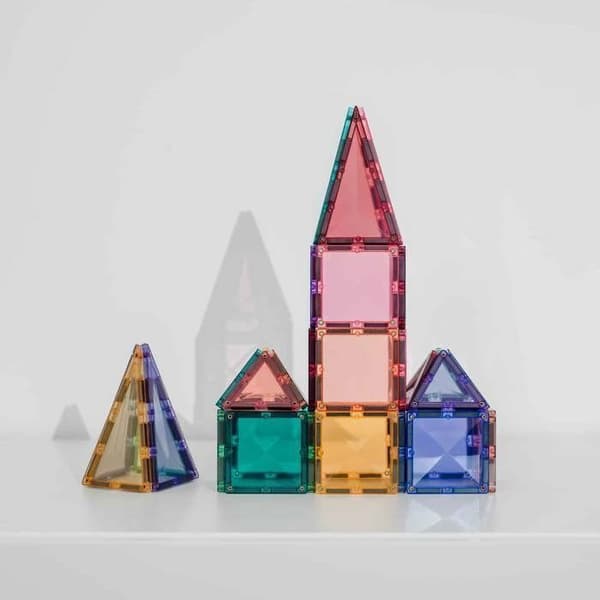 CONNETIX Byggplattor Magnetiska Pastell Mini Pack, 32 Delar