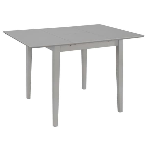 vidaXL utdragbart matbord grått (80-120) x 80 x 74 cm MDF