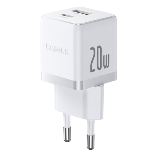 Laddare - BASEUS - Palm (CCZC20UE) - 20W - USB Typ-C - Månsfärgad