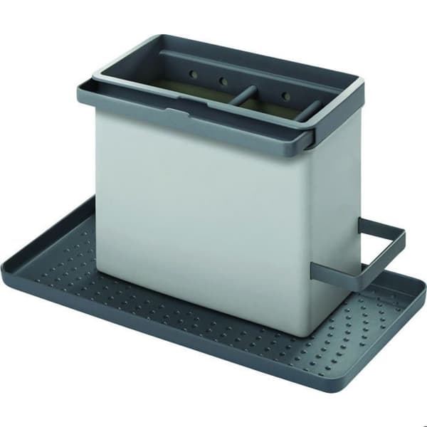 Diskbänksarrangör - METALTEX - Tidy-Tex - Modulbricka - Grå - Plast