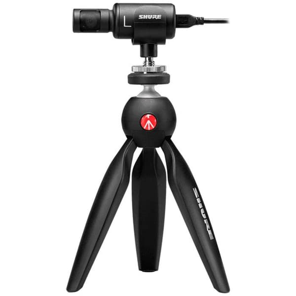 SHURE MV88+DIG-VIDKIT - Streaming - Digital stereokondensatormikrofon för Apple och Android