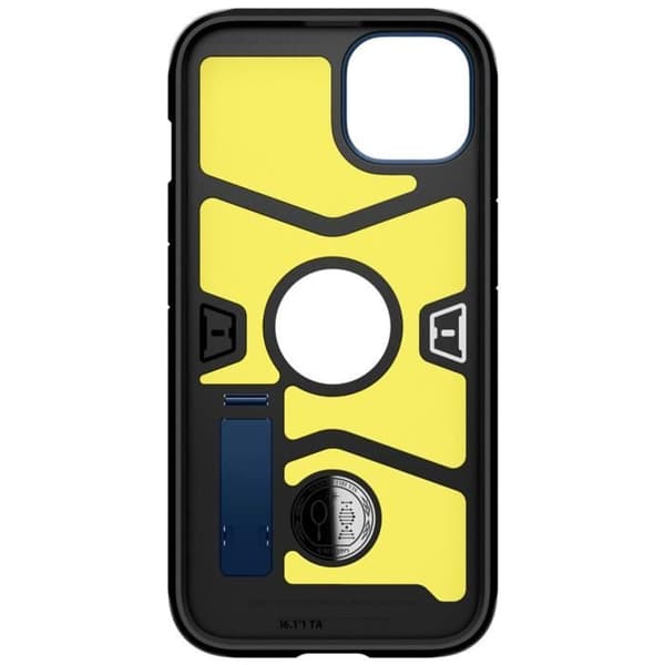 Fodral - Spigen - Tuff rustning - Mjuk silikon - Polykarbonat - Blå