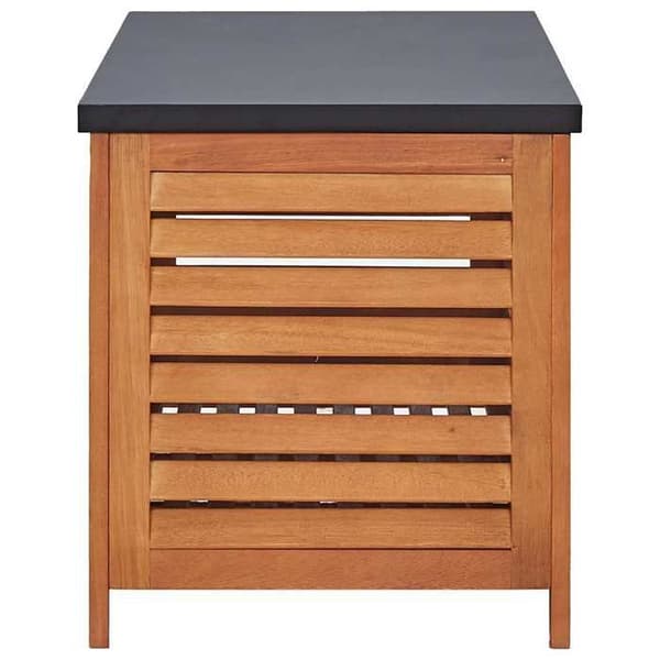 vidaXL Trädgårdsförvaringslåda 150x50x55 cm Solid Eucalyptus