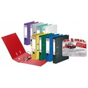 Klippbok - Herlitz - max.file protect plus - Dos 80mm - Svart - A4