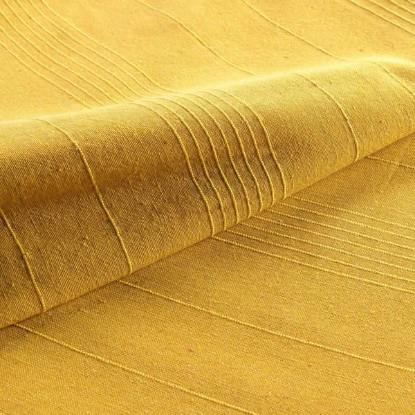 Pledd rullbart 220 x 240 cm polycotton Lucile Gul karri
