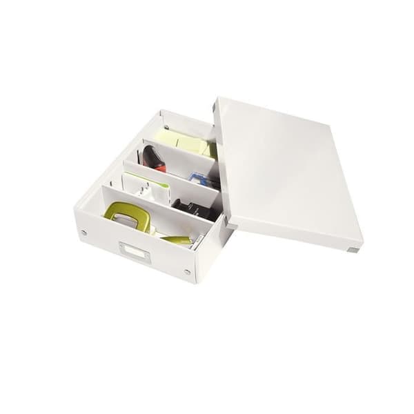 Förvaringslåda - LEITZ - Click ET Store WOW - Vit - 280x100x370 mm - Medium Organizer