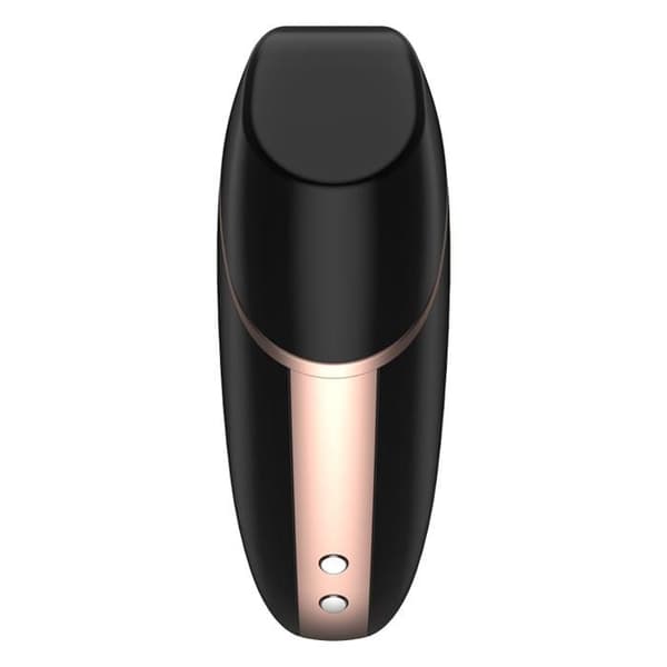 Klitorisstimulator - Satisfyer - Love Triangle - Silikon - Ansluten - Svart