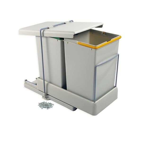 Automatisk utdragbar soptunna 2 x 14 L EMUCA - 8077221