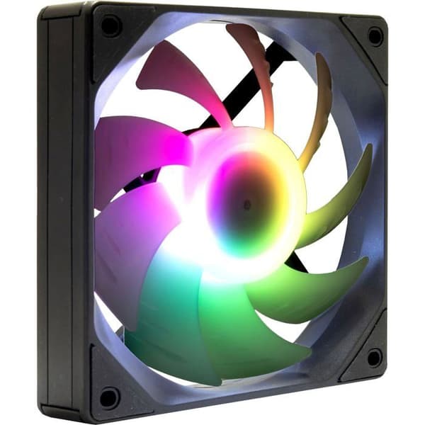 Chassi-fläkt - Inter-Tech - ES-011 - A-RGB - PWM - Utvidbar