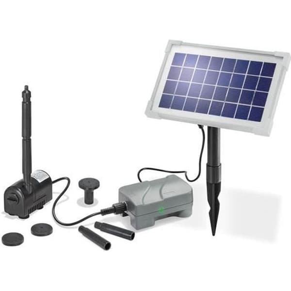 Solenergi pumpkit - Rimini Plus N - 3,5W - Uppladdningsbart batteri - För liten damm