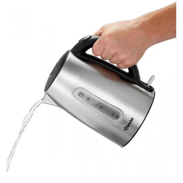 Vattenkokare - BARTSCHER - 1,7L - Rostfritt stål - 2,2 kW - Silver Svart