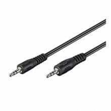 Jack 3,5 mm stereoljudkabel hane/hane, 2,5 m