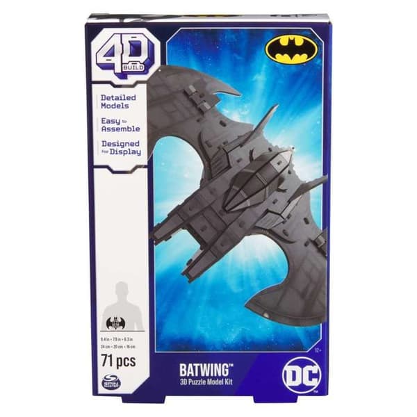 Pussel 4D Bygg Batman Batwing 3D-modell att montera