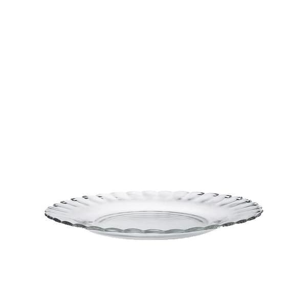 Efterrättstallrik - Duralex - Paris - 20,5 cm - Transparent - Set om 6