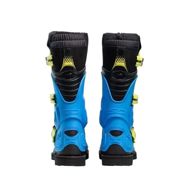 Sidi Flame motocross stövlar - ljusblå/lime/svart