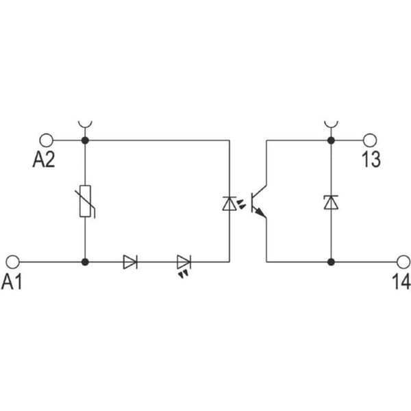 Elektroniskt relä Weidmüller Solid state relä 8950720000-1 0,1 A Kontaktspänning (max.): 48 V/DC 1 st.