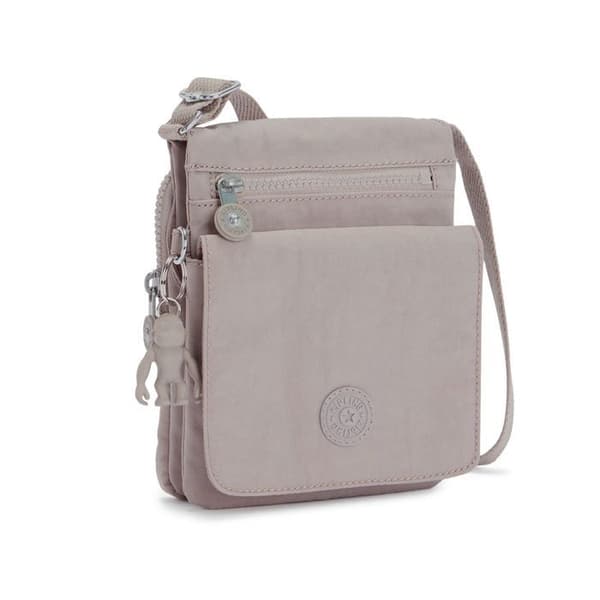 Kipling Axelväska Grå för Kvinna och Man - Basic New Eldorado Crossbody Bag S Grå 119952